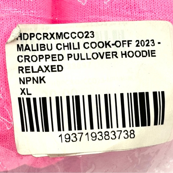 NWT Aviator Nation SET Malibu Chili Cook Off 2023 Neon Pink Sweatsuit matching - Picture 8 of 16